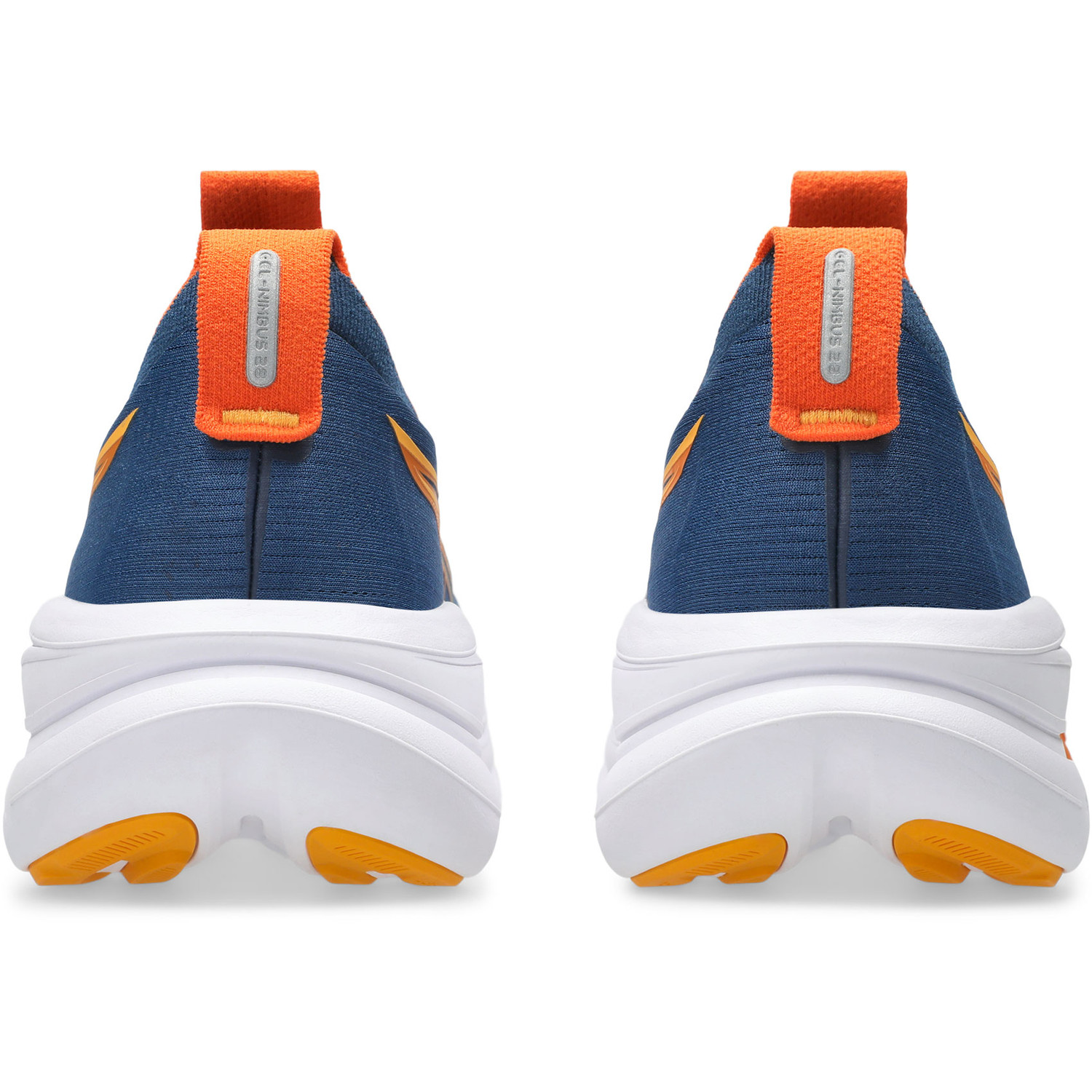 Asics Men’s Gel-Nimbus Navy and Orange Athletic Running Sneakers ASICS Running Shoes – Page 3 – Holabird Sports main image 2