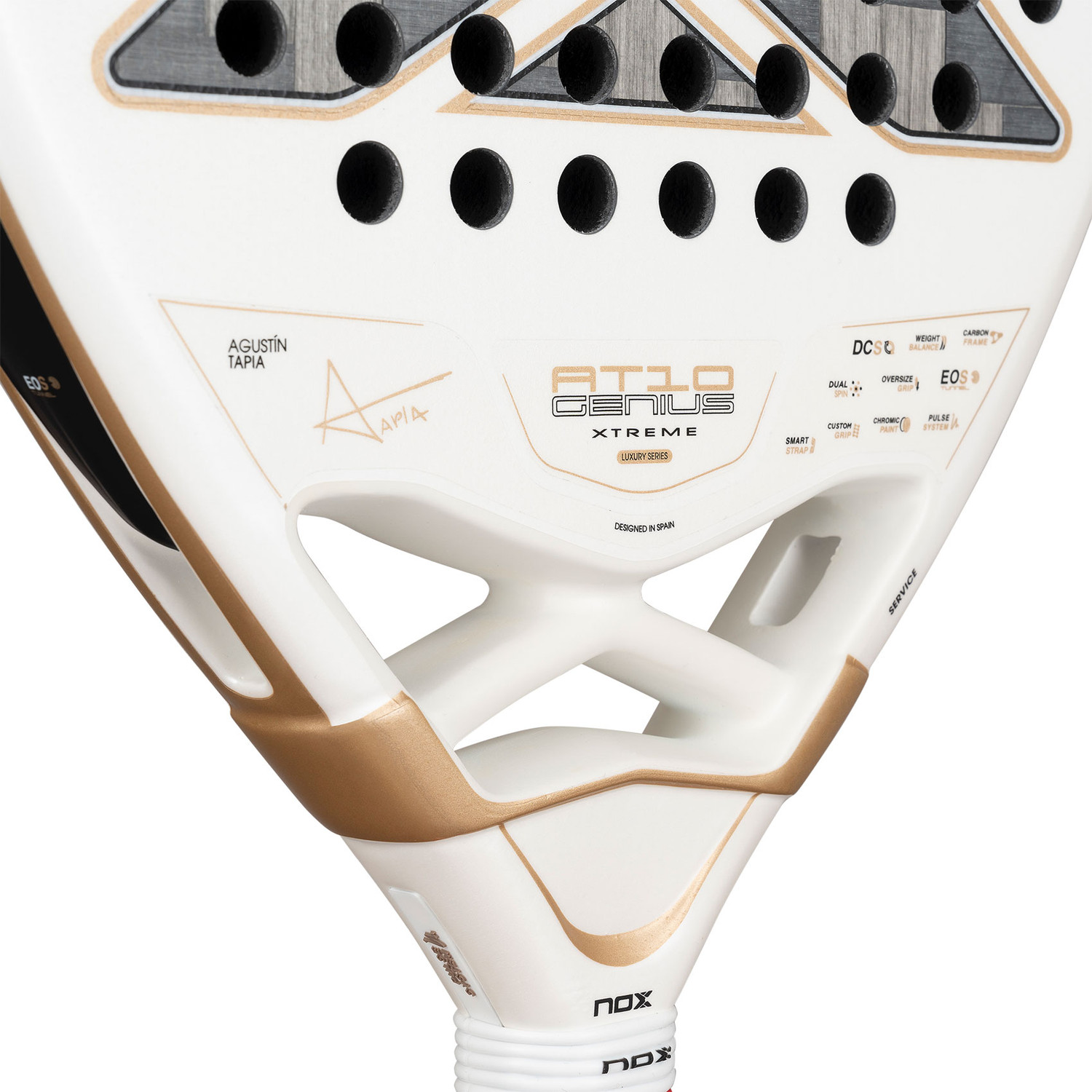 no.106 王様ライオンとツリーアゲートのゴムブレス Nox AT10 Genius 12K Alum Xtrem » TennisDirect.nl