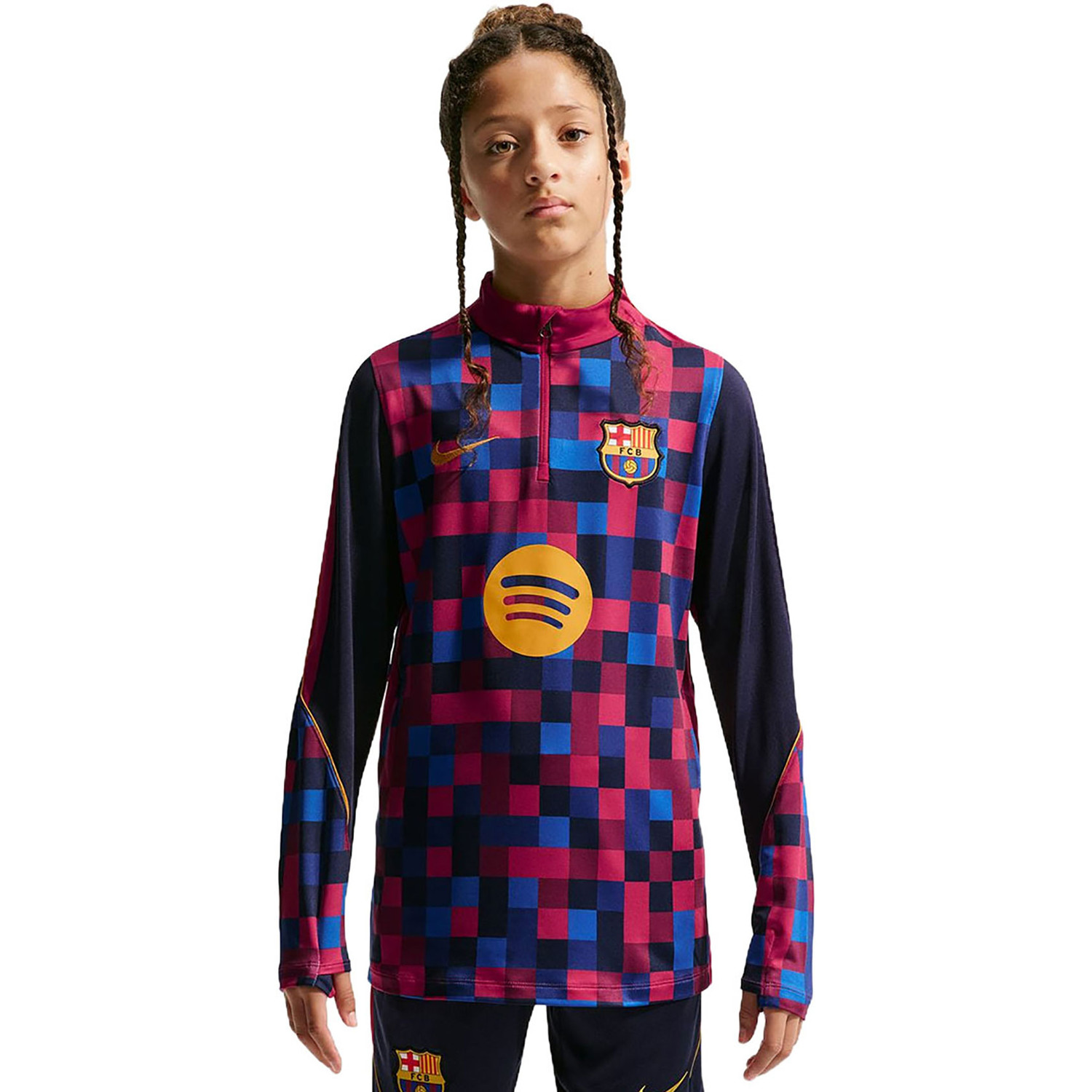 Nike FC Barcelona Pre-Match Strike Drill Top Kids - PassaSports.com