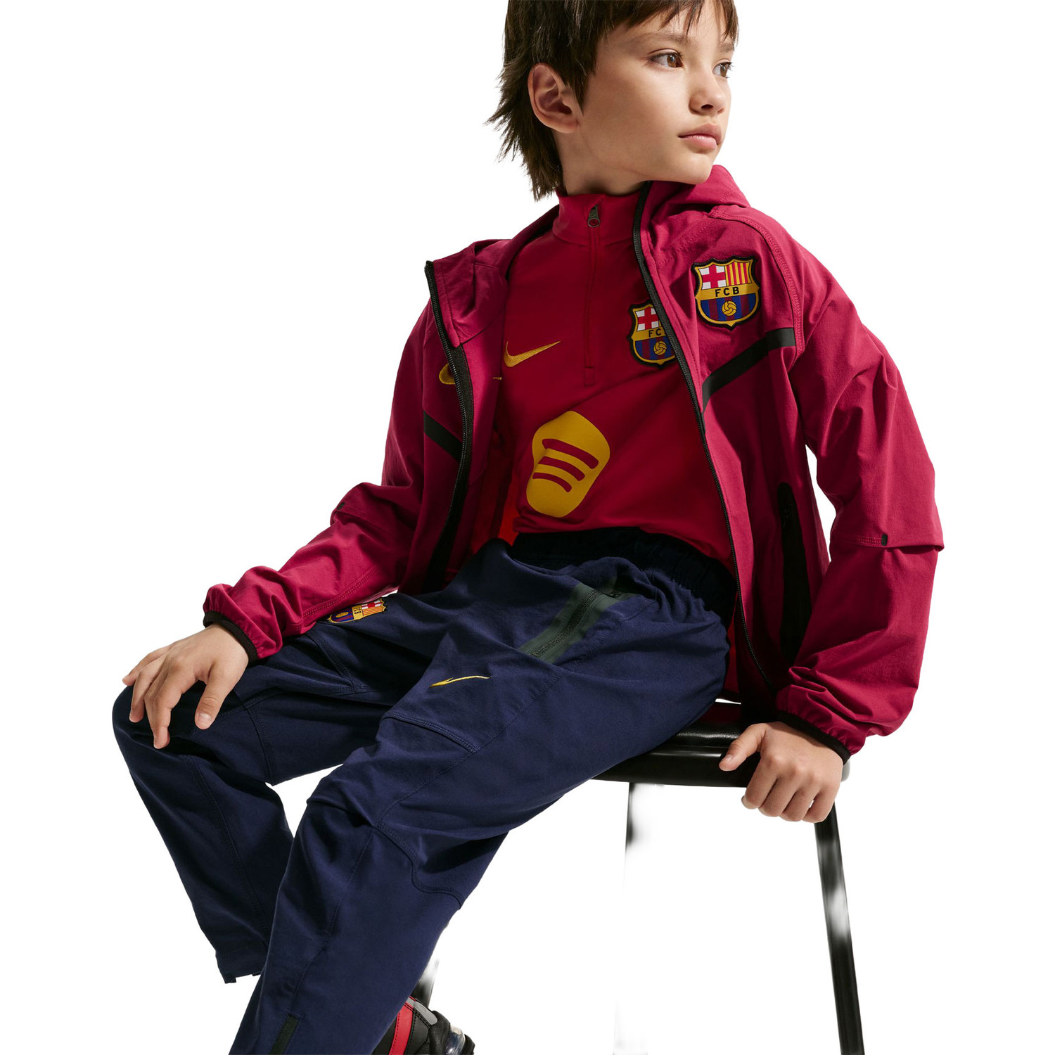 Nike FC Barcelona Tech Woven Trainingspak Kids 2026/2027