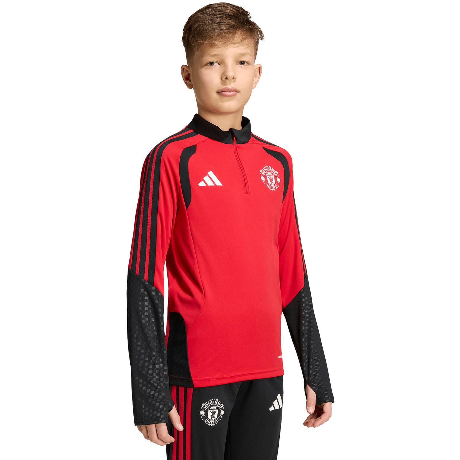 Manchester United セットアップ 12-13歳用 adidas Manchester United Kids Training Suit 2026/2027