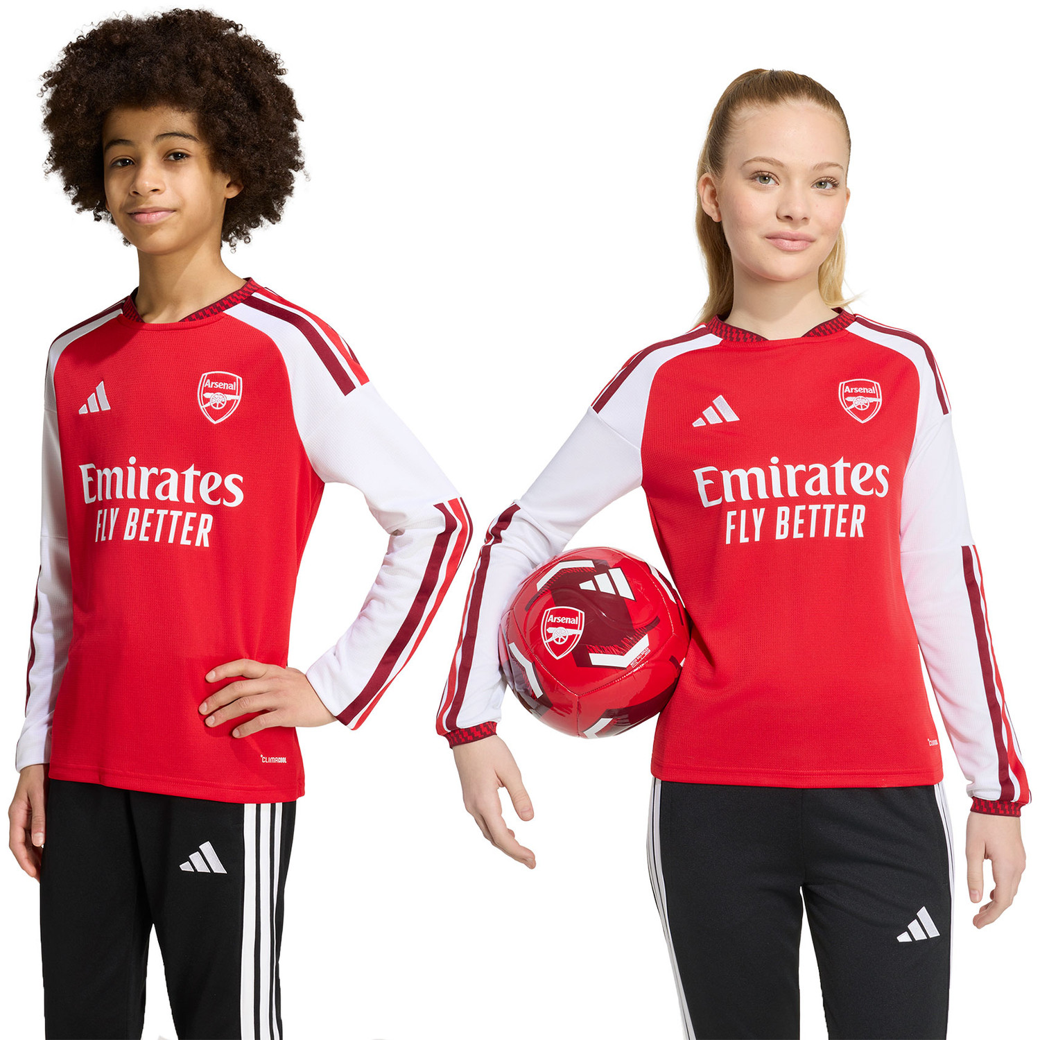 adidas arsenal home shirt long sleeve kids - PassaSports.com