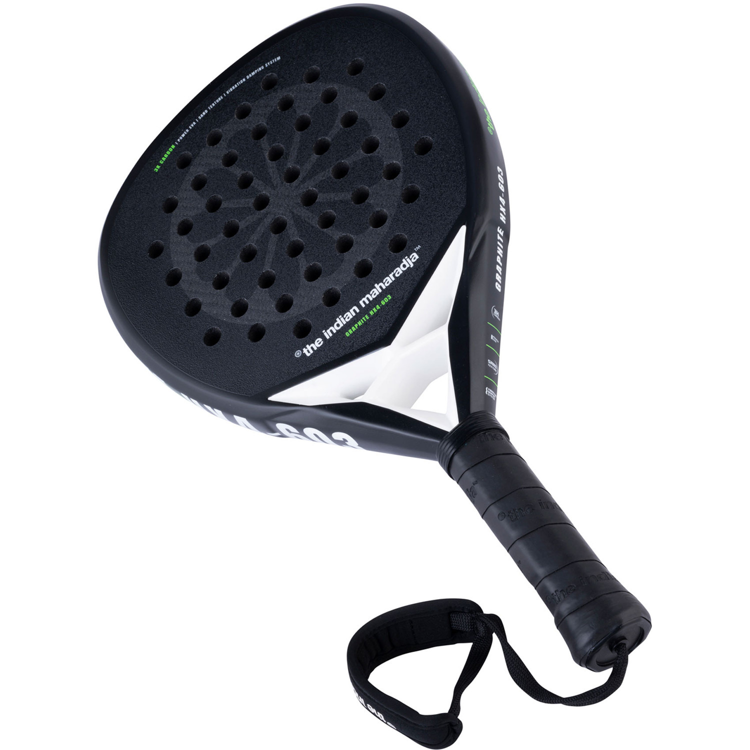 edge pad 3handred bruntバージョン 25 black Indian Maharadja Graphite HX4-603 - PadelDirect.nl