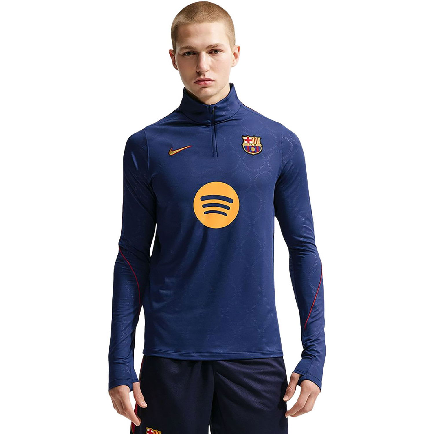 Nike FC Barcelona トレーニングウェア長袖 Nike FC Barcelona Pre-Match Strike Drill Top - PassaSports.com