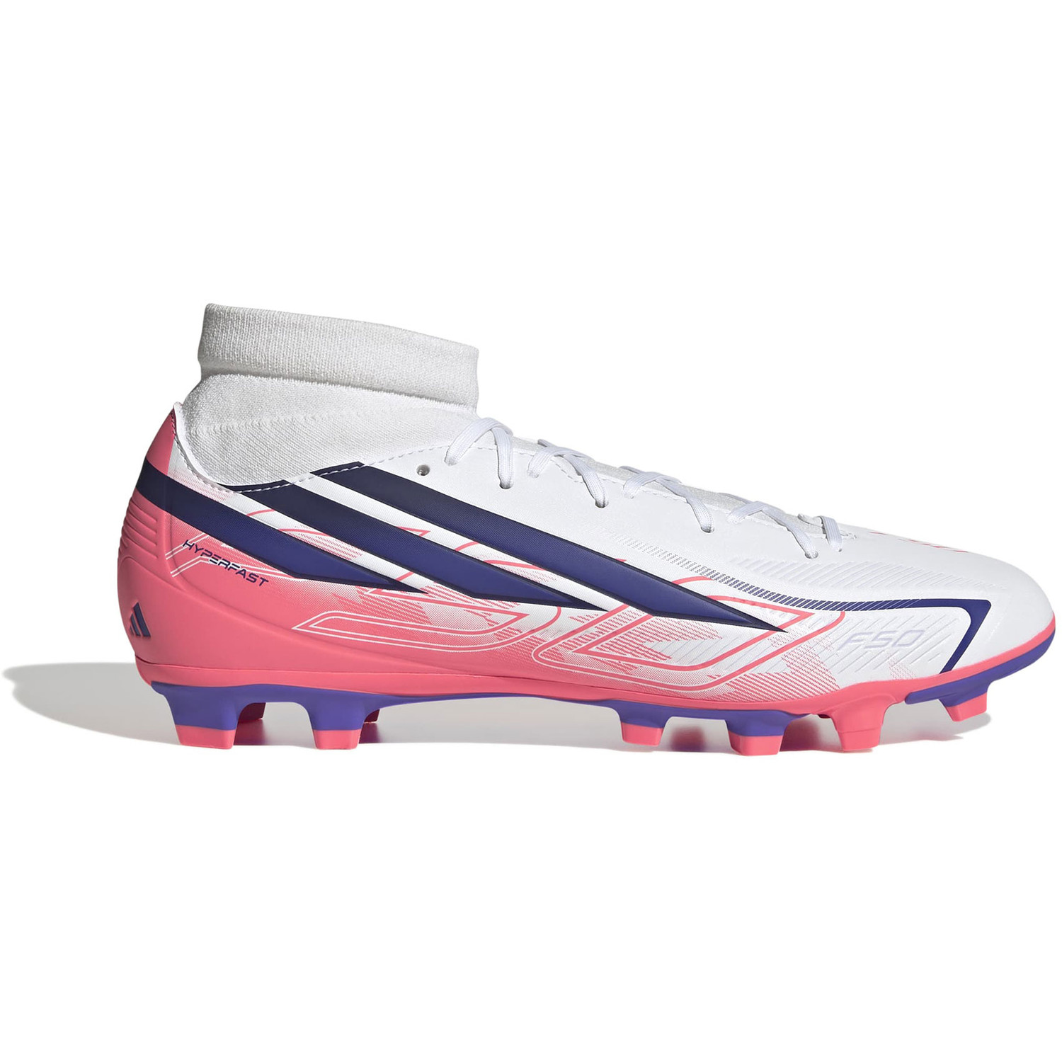 adidas F50 Hyperfast Mid Club FG/MG - PassaSports.com