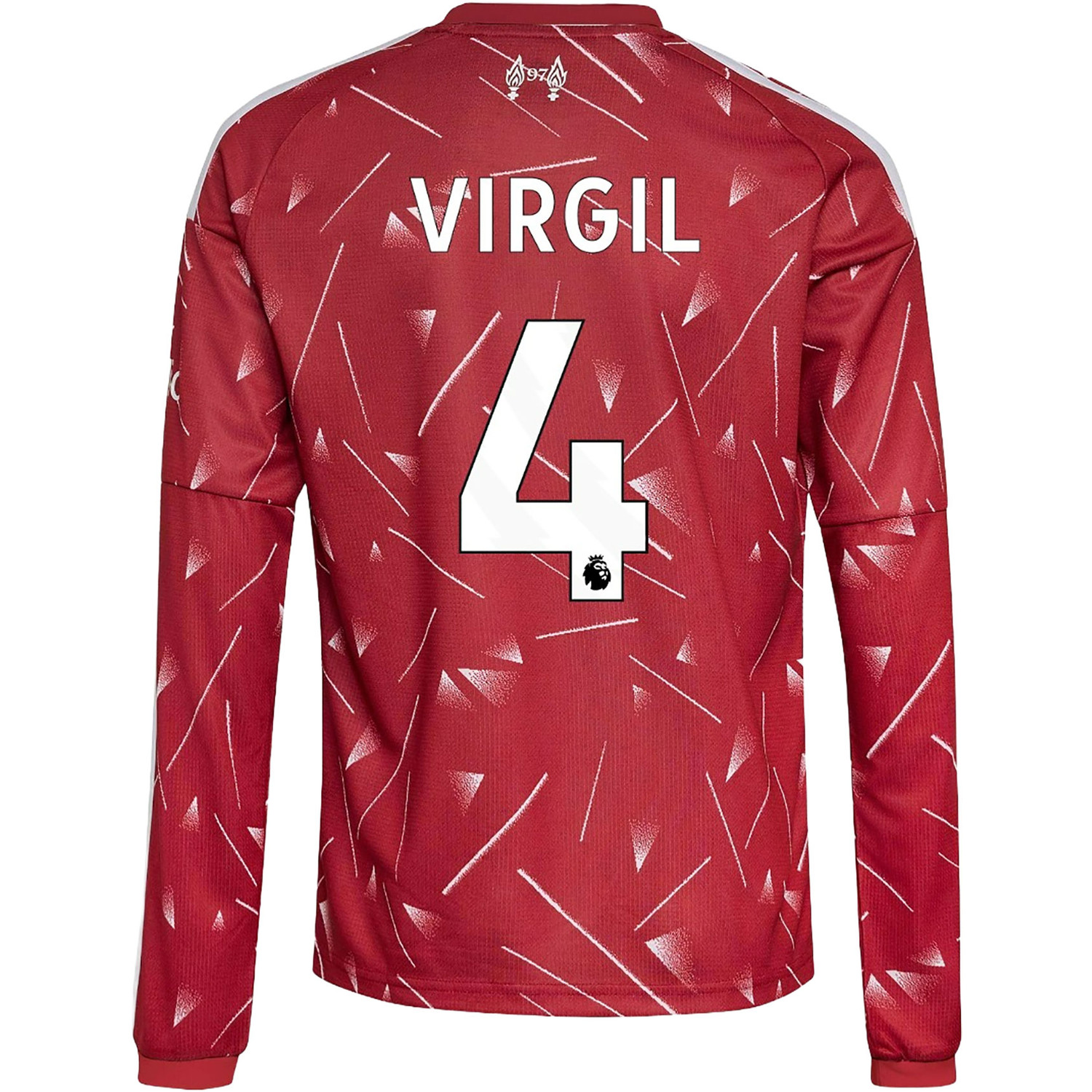 adidas Liverpool Home Shirt Long Virgil 4 Kids - PassaSports.com