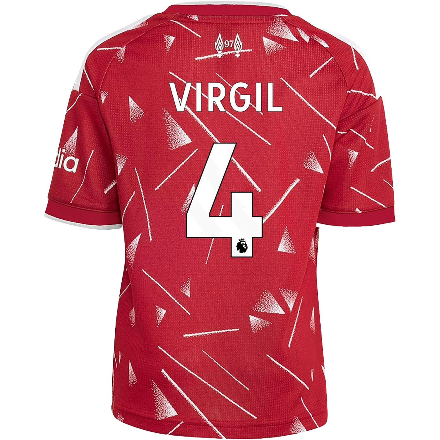 adidas Liverpool Home Shirt Virgil 4 Kids - PassaSports.com