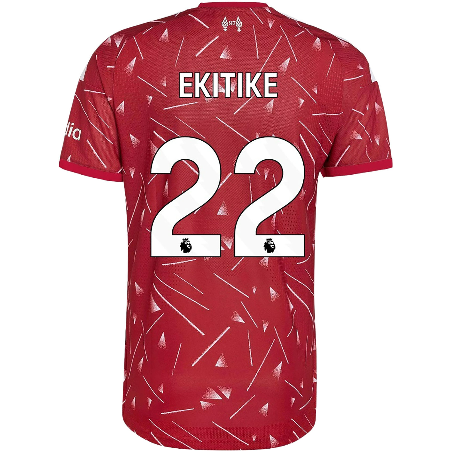 adidas Liverpool Authentic Home Shirt Ekitike 22 - PassaSports.com
