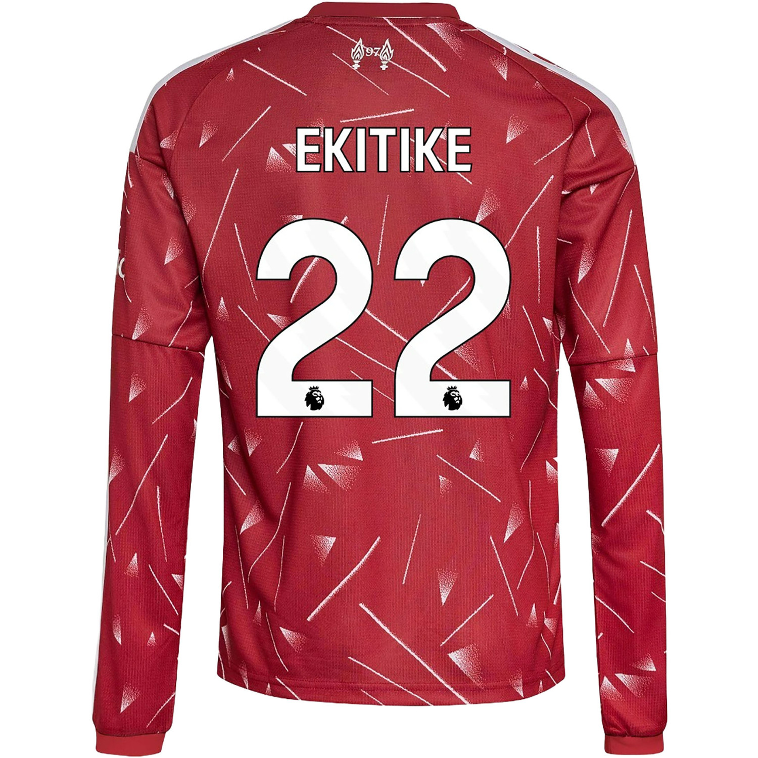 adidas Liverpool Home Shirt Long Ekitike 22 Kids - PassaSports.com