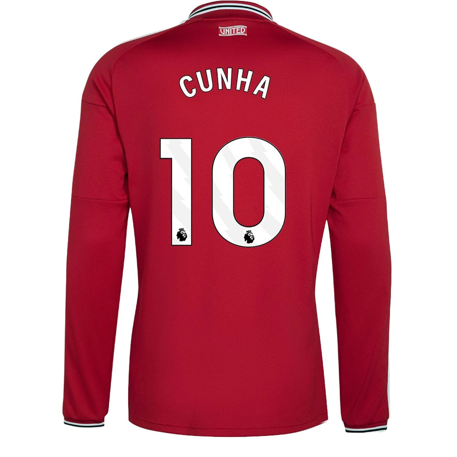 adidas Manchester United Thuis Shirt Lang Cunha 10 - PassaSports.com