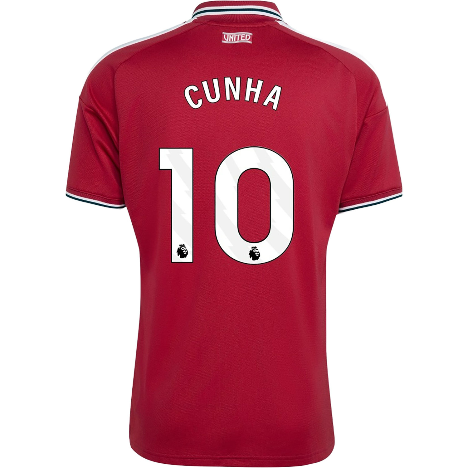 adidas Manchester United Home Shirt Cunha 10 - PassaSports.com