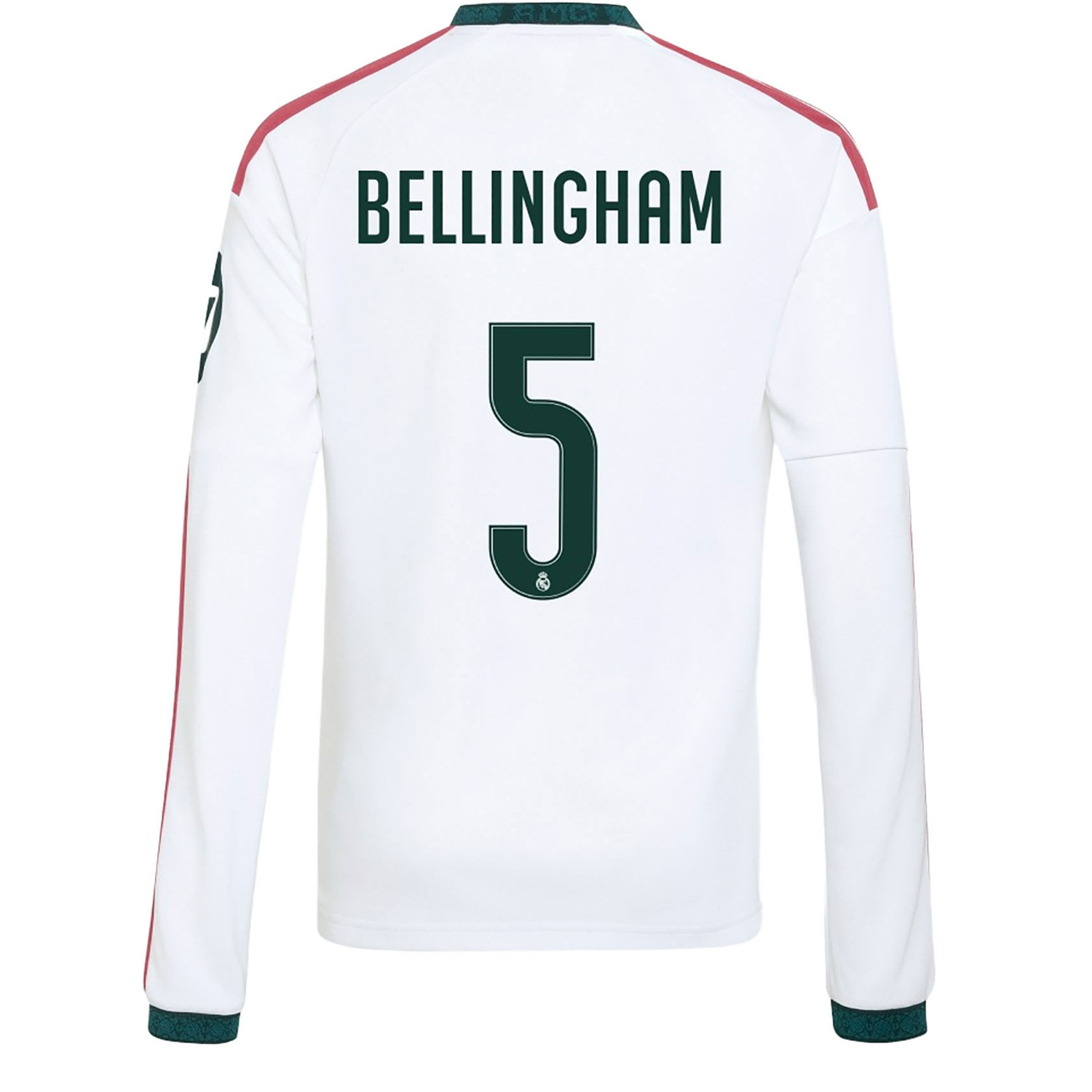 N*N様 Real Madrid Bellingham 5 ユニフォーム 長袖 adidas Real Madrid Home Long Bellingham 5 Kids - PassaSports.com
