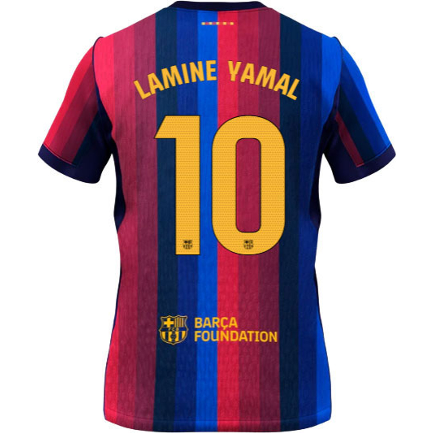 FC Barcelona Lamine Yamal ユニフォームタグ付き Nike FC Barcelona Match Home Shirt Lamine Yamal - PassaSports.com