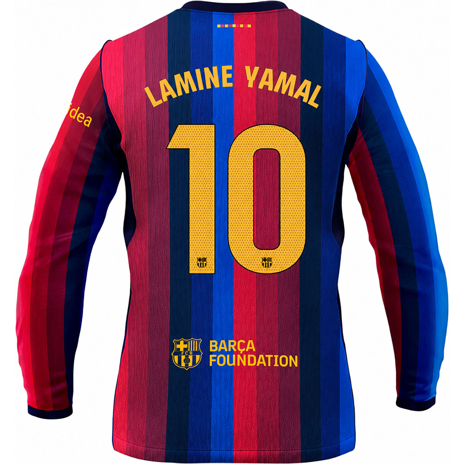 Nike FC Barcelona Longsleeve Home Shirt Yamal 10 - PassaSports.com
