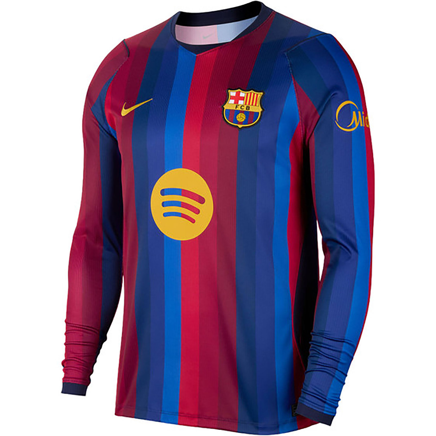 Nike FC Barcelona Longsleeve Home Shirt Pedri 8 - PassaSports.com