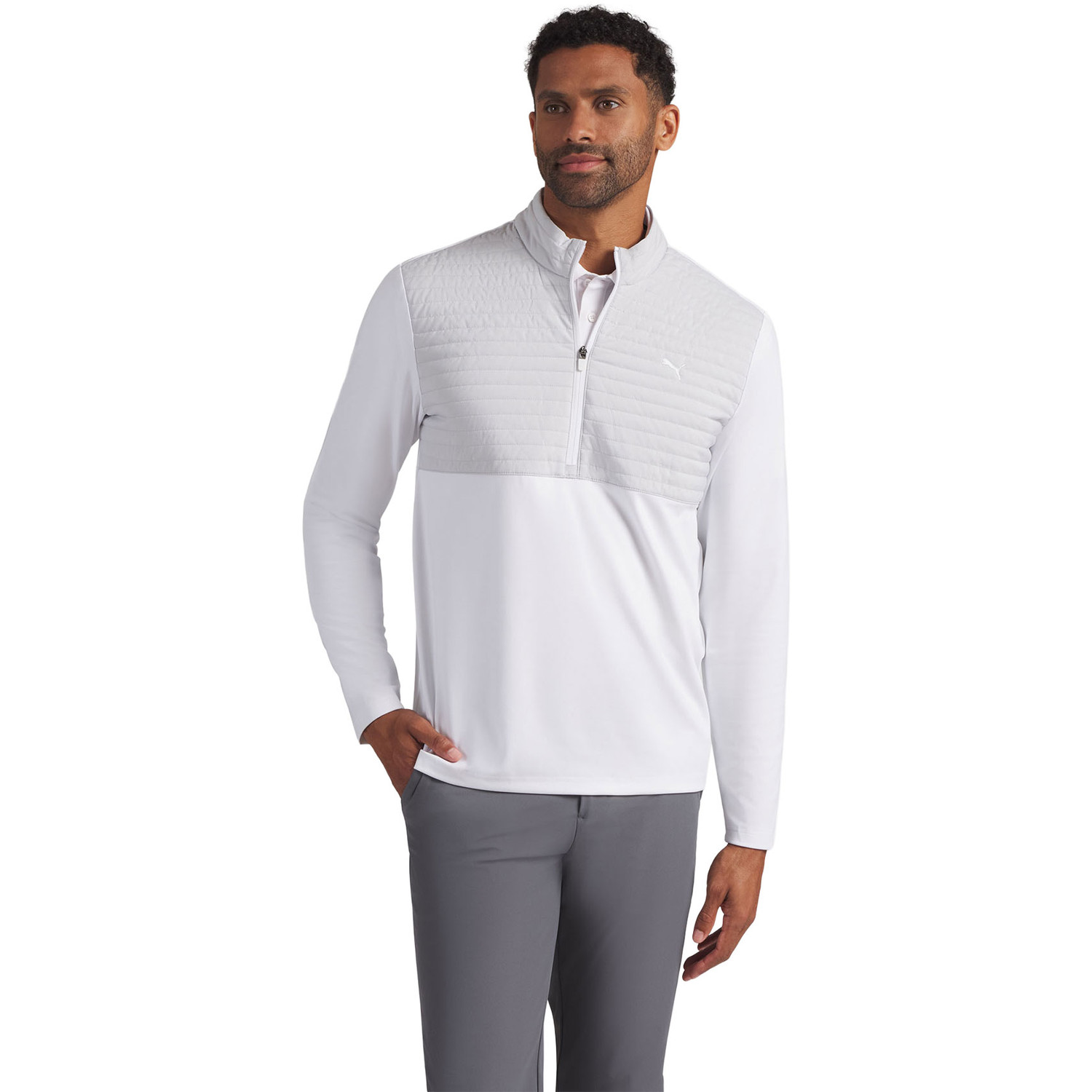 pumac314 Puma Cloudspun Tech Hybrid Half-Zip Top Heren - PassaSports.nl