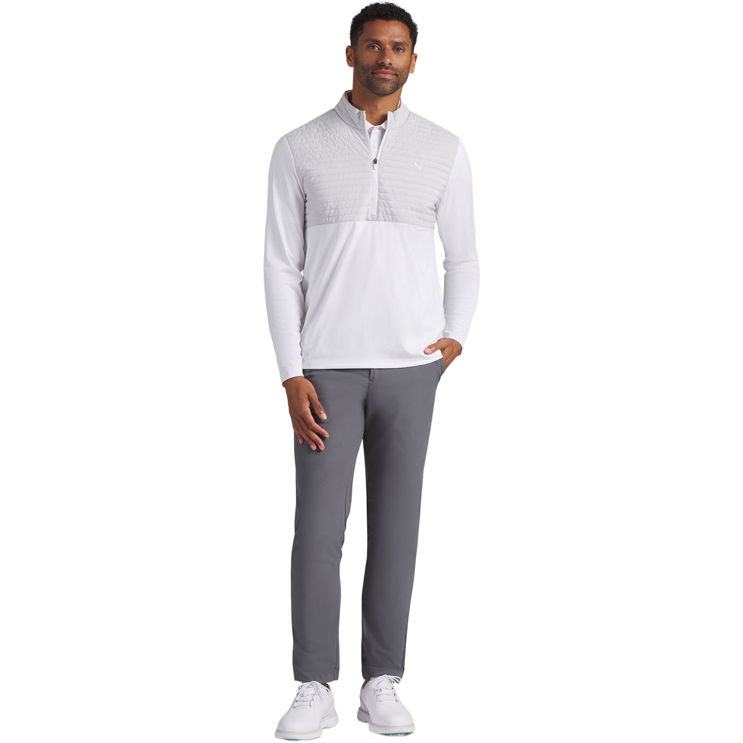 Puma Cloudspun Tech Hybrid Half-Zip Top Men - PassaSports.com