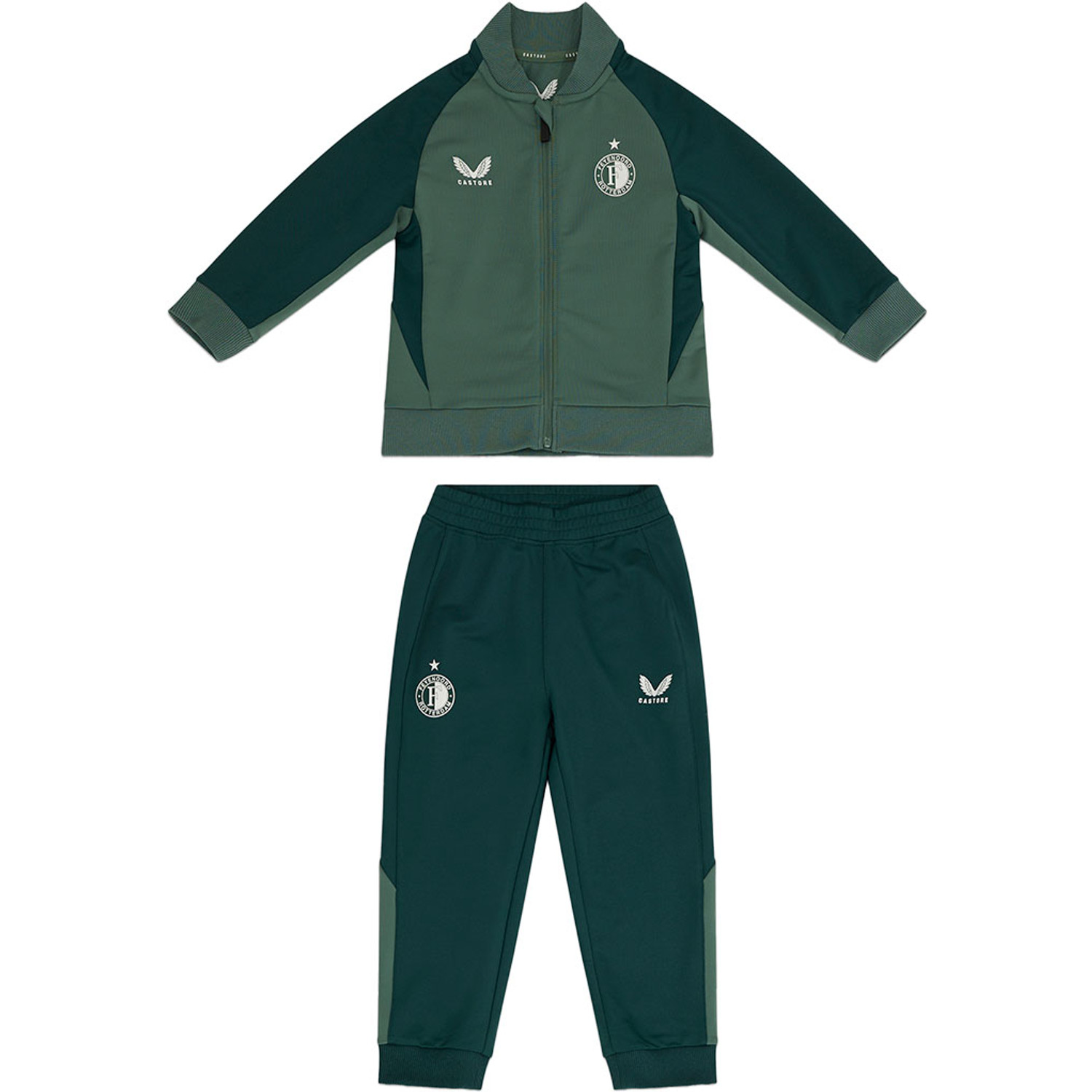 Sportkleding Jongens Sportkleding Maat 122 Castore Feyenoord Trainingspak  Little Kids