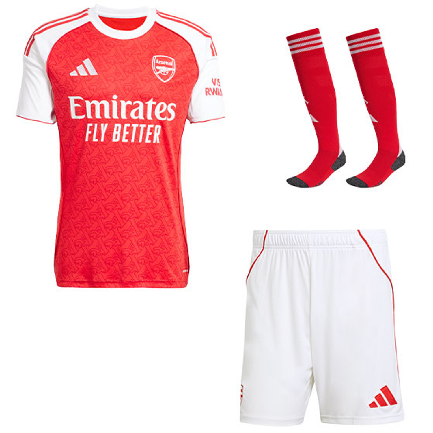adidas Arsenal Home Kit 2025/2026 - PassaSports.com