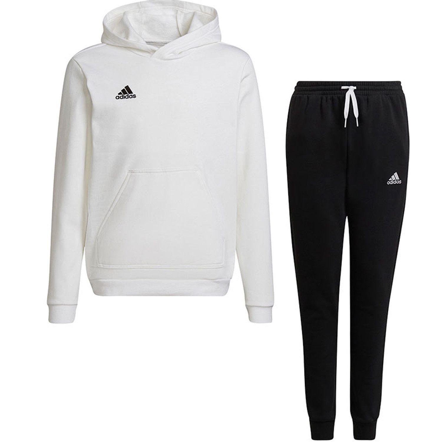 adidas Entrada 22 Hooded Sweat Trainingsanzug Kinder Sportshop
