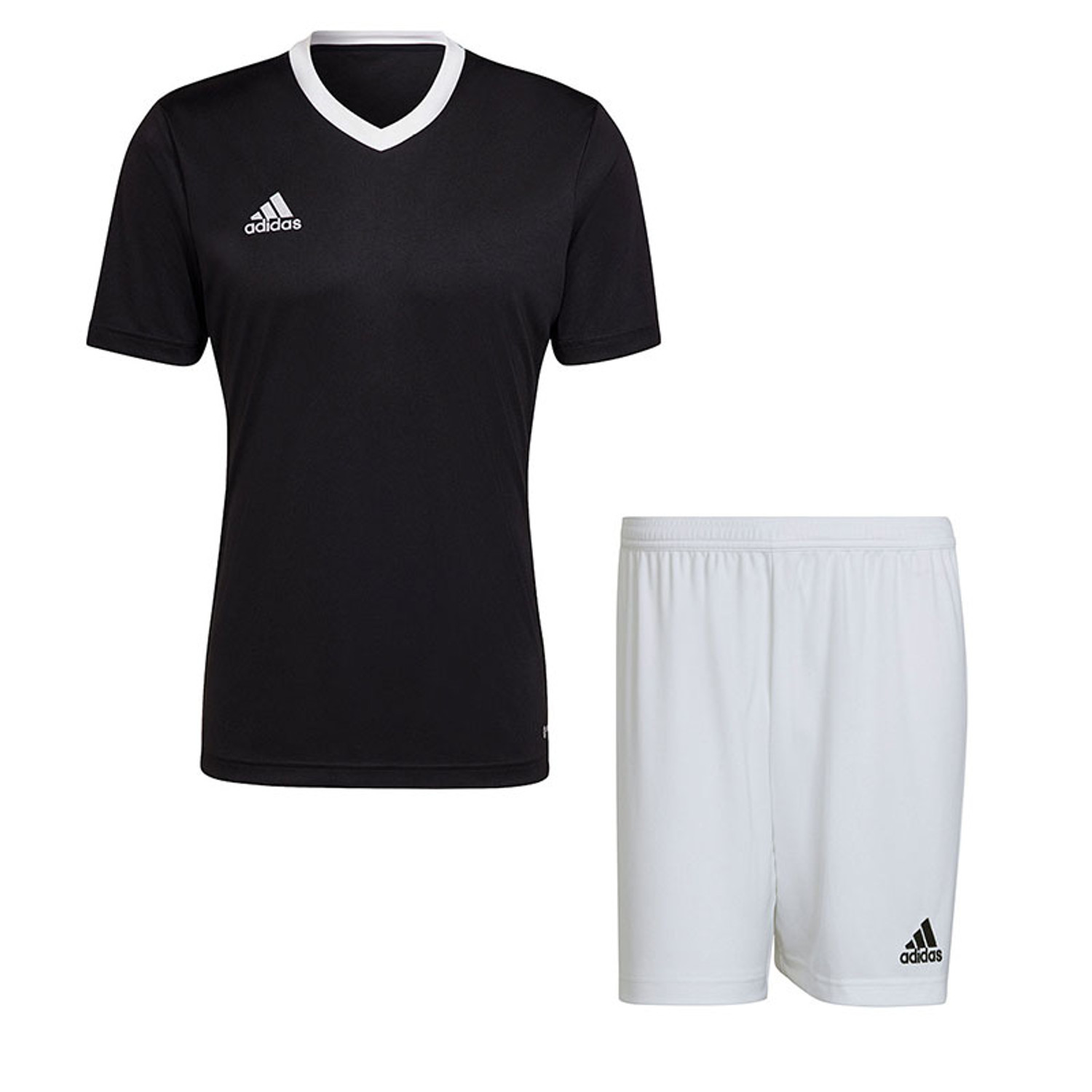 adidas entrada sports t shirt and shorts set