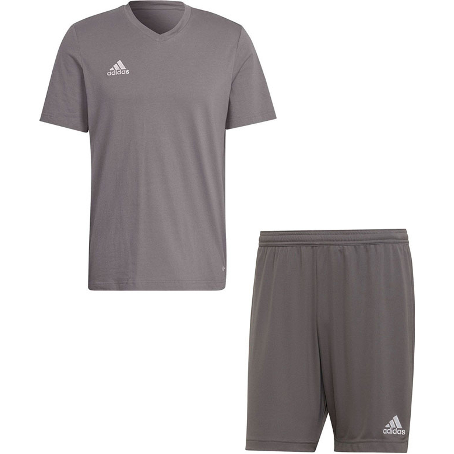 adidas entrada sports t shirt and shorts set