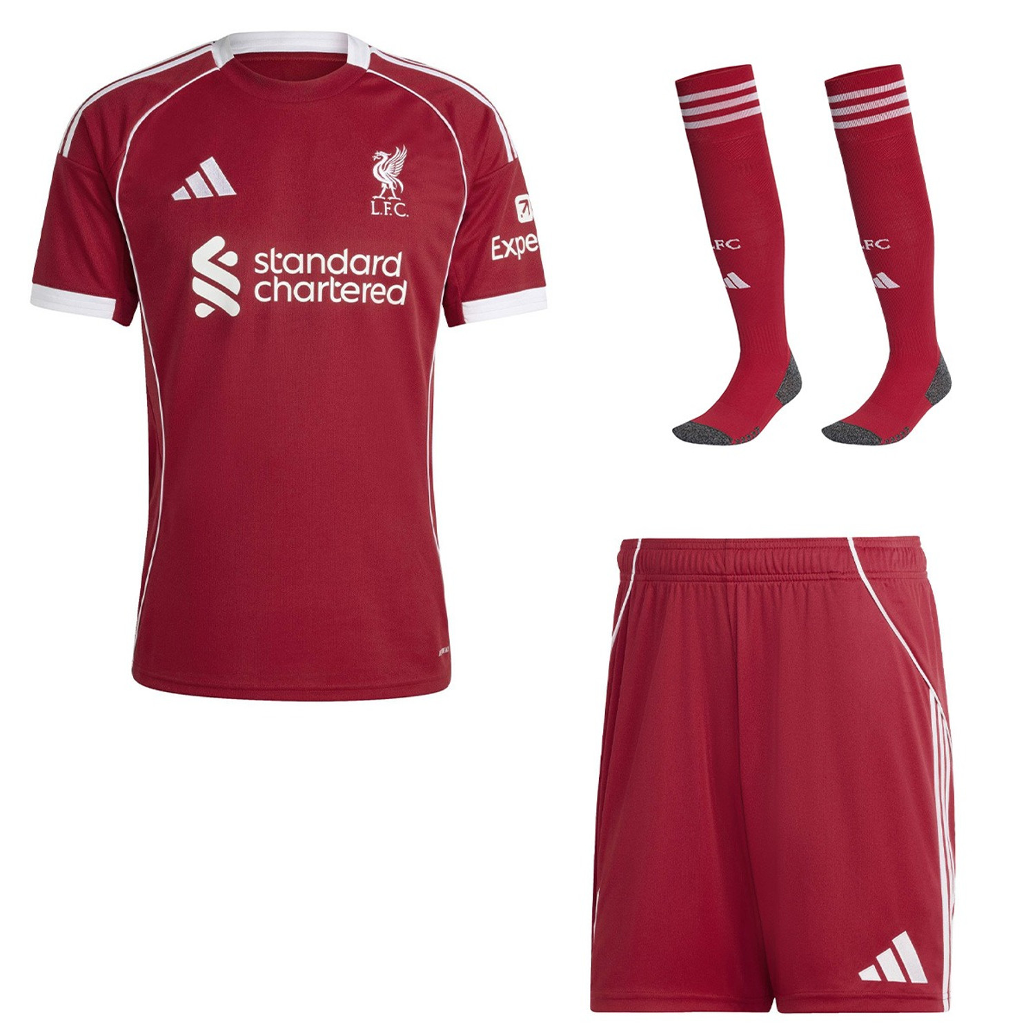 adidas Liverpool Home Kit 2025/2026 - PassaSports.com