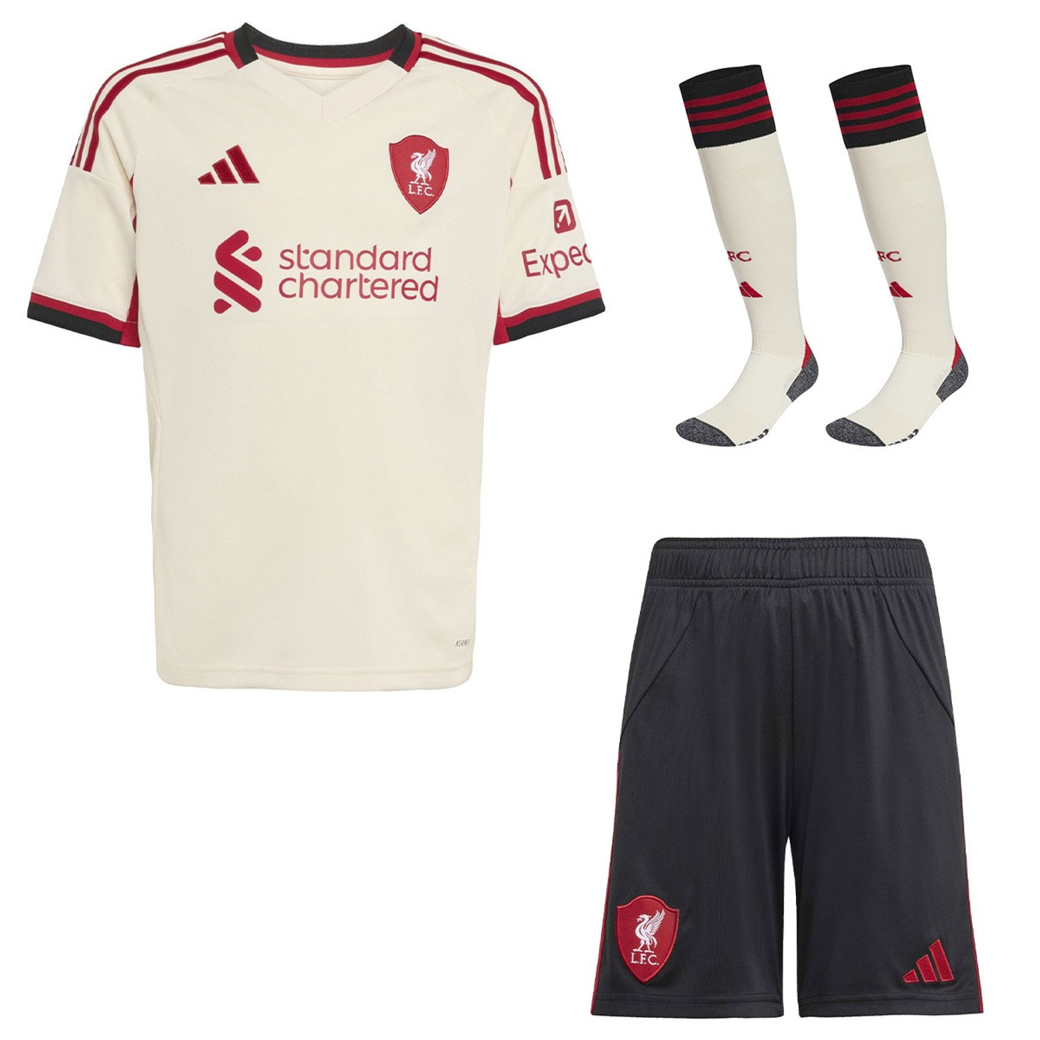 リバプール　アウェイ　ルイスガルシア　adidas Liverpool adidas Liverpool Away Kit Kids 2025/2026 - PassaSports.com