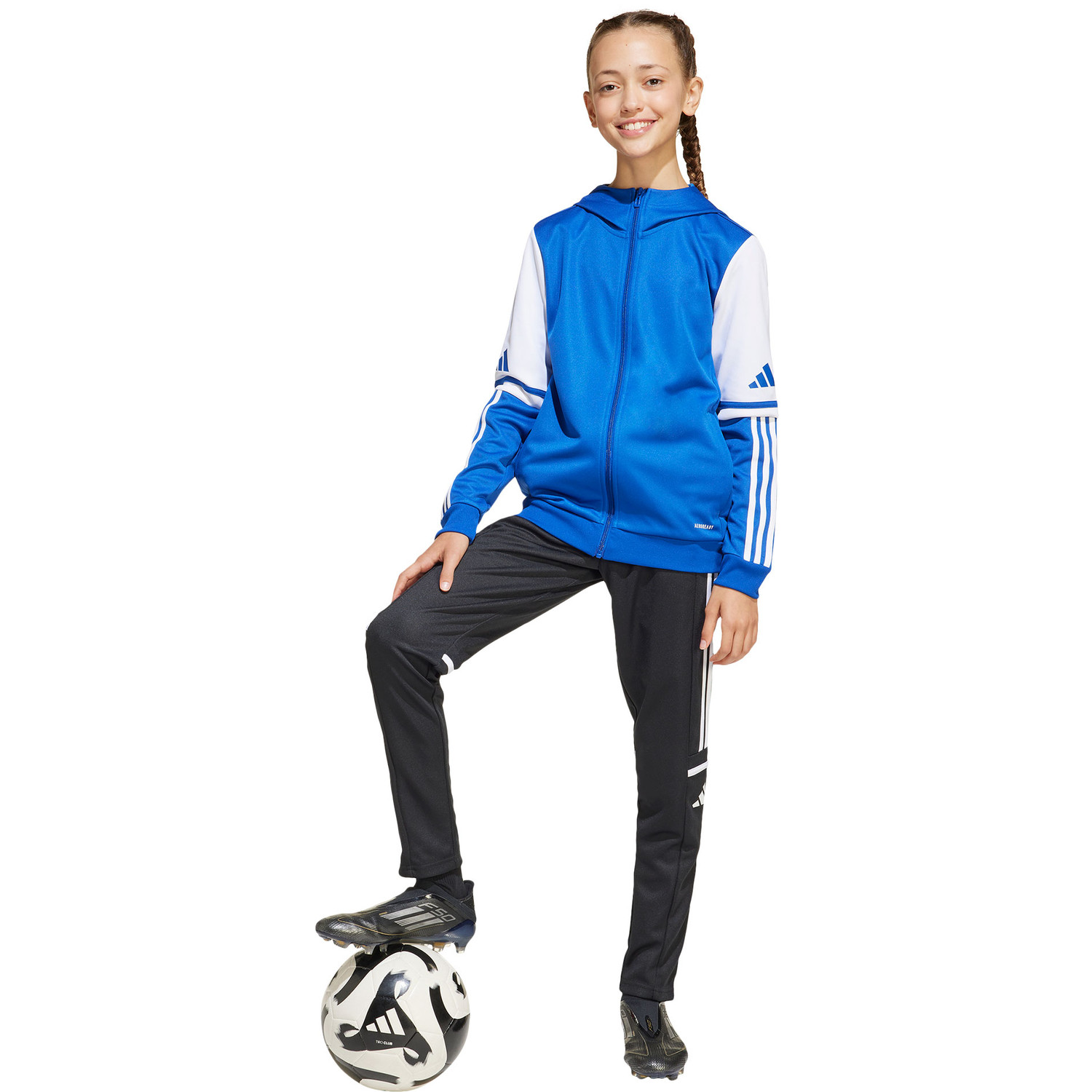 Handball Adidas Squadra Jacket Adidas Squadra 25 Hooded Tracksuit Kids