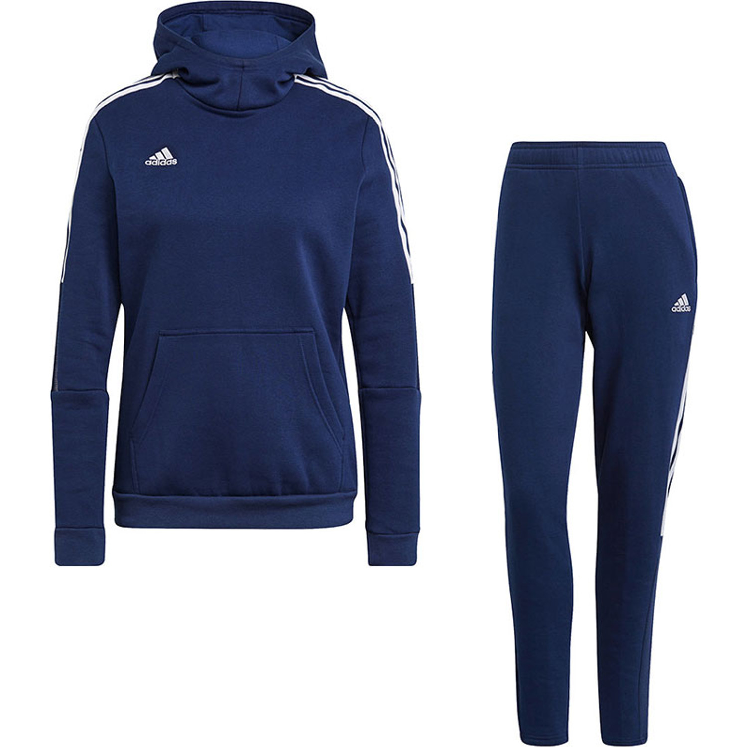 Adidas trainingspak blauw dames discount