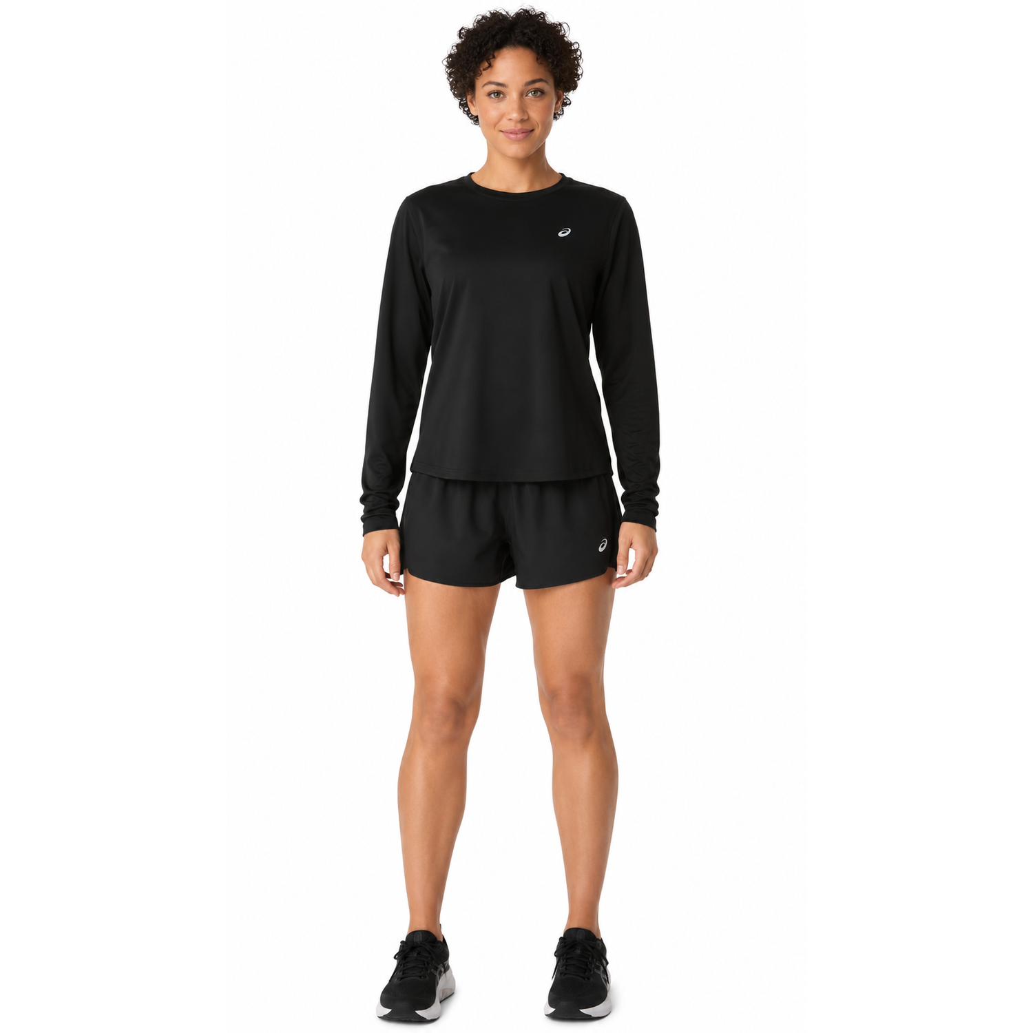 ASICS Core Longsleeve 4'' Short Set Women - PassaSports.com