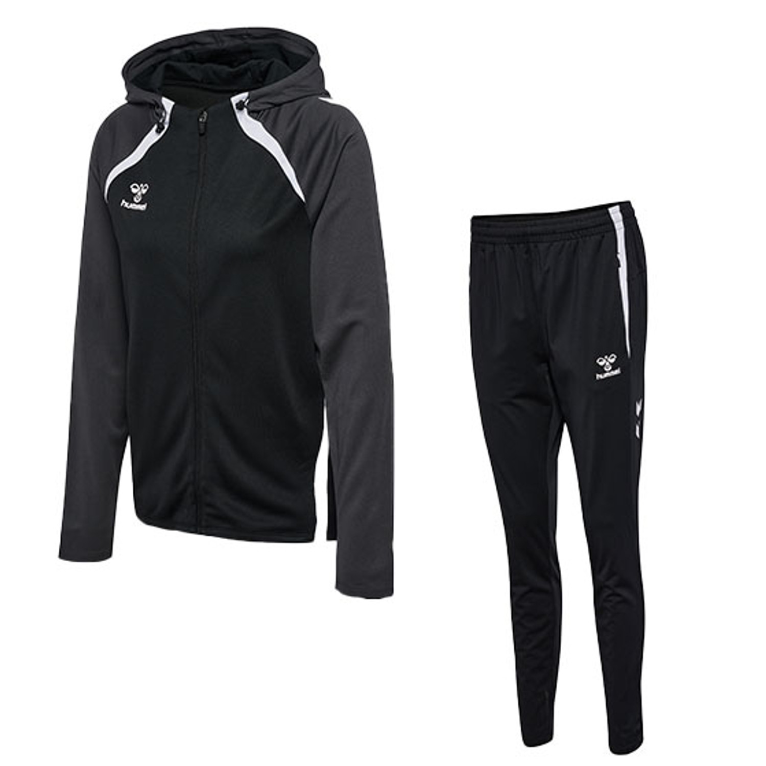 Erima Evo Star Trainingsjack Met Capuchon voor Dames | Grijs - Geel