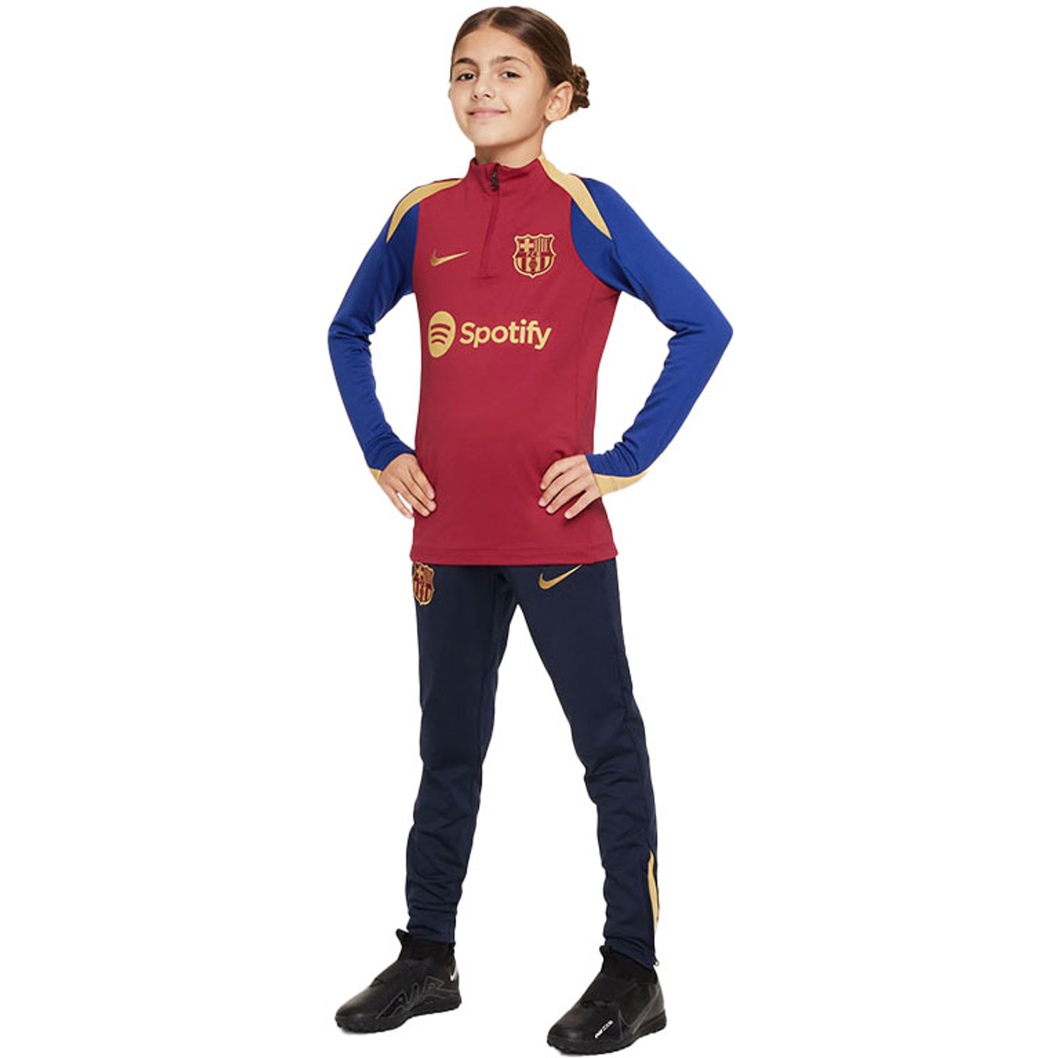 Nike FC Barcelona Strike Trainingspak Kids Bij VoetbalDirect
