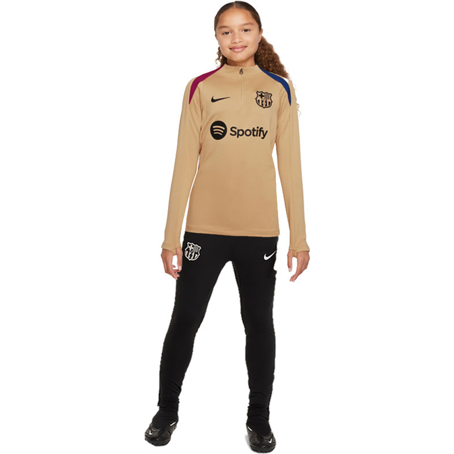 Nike FC Barcelona Strike Trainingspak Kids Bij VoetbalDirect.be