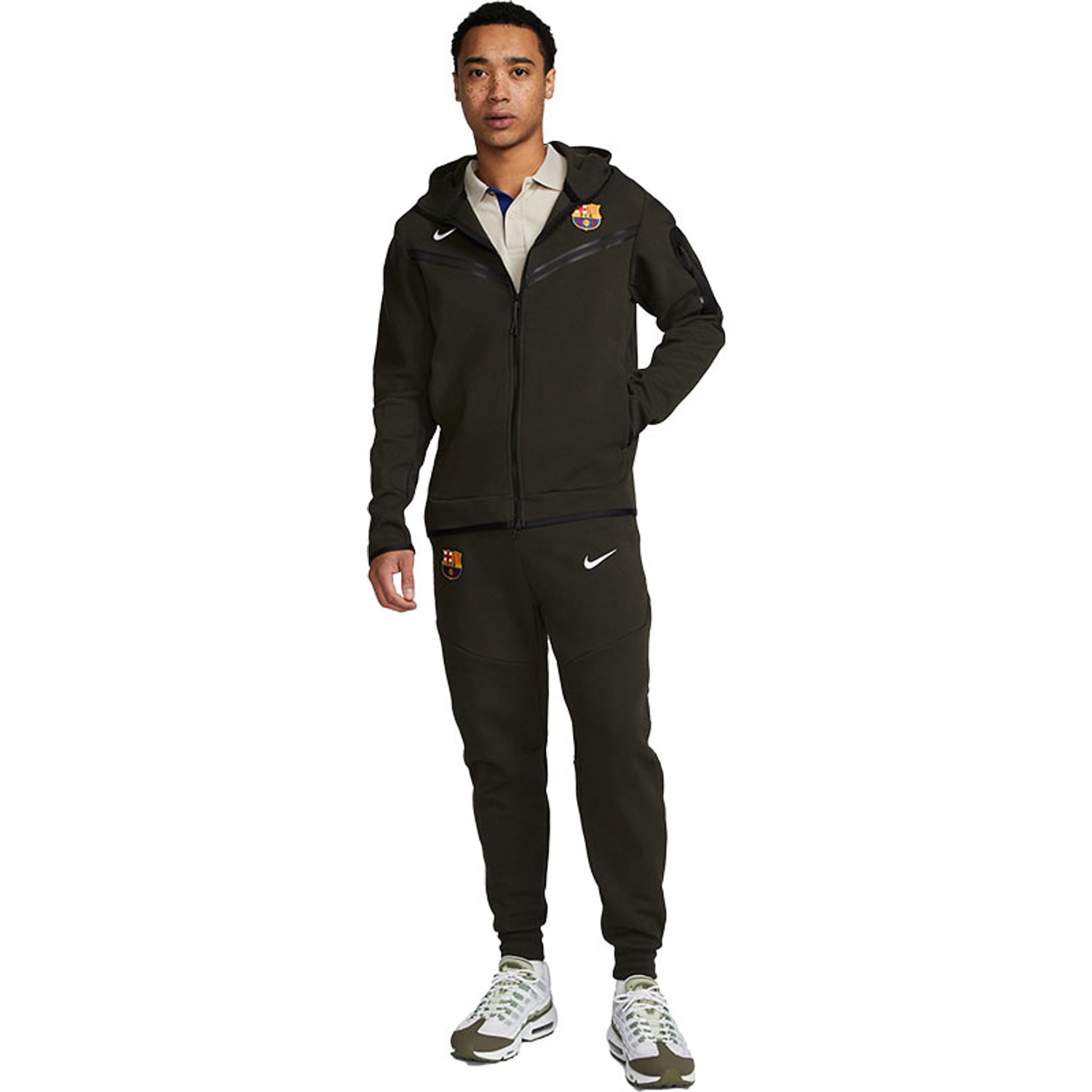 Nike fc barcelona tech fleece store