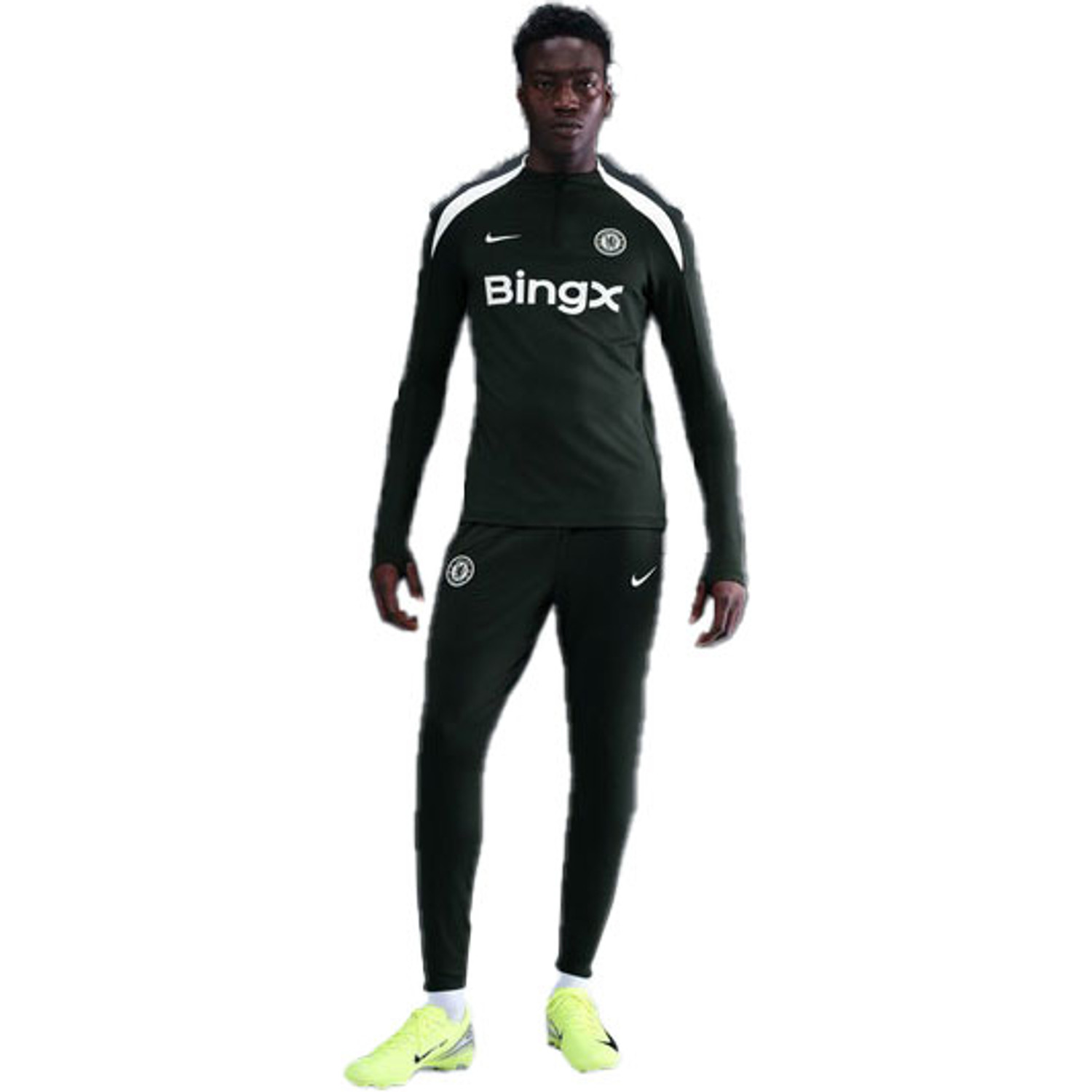 Het wit/blauwe Chelsea trainingspak voor 2019