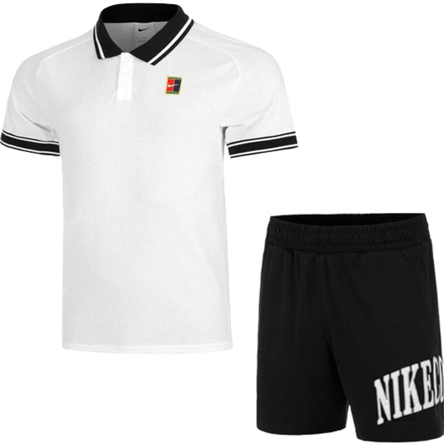Nike Court Heritage Polo Set Heren TennisDirect