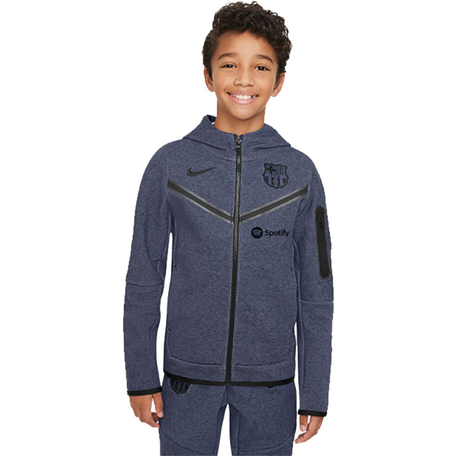 Nike FC Barcelona Tech Fleece Trainingspak Kids FootballDirect