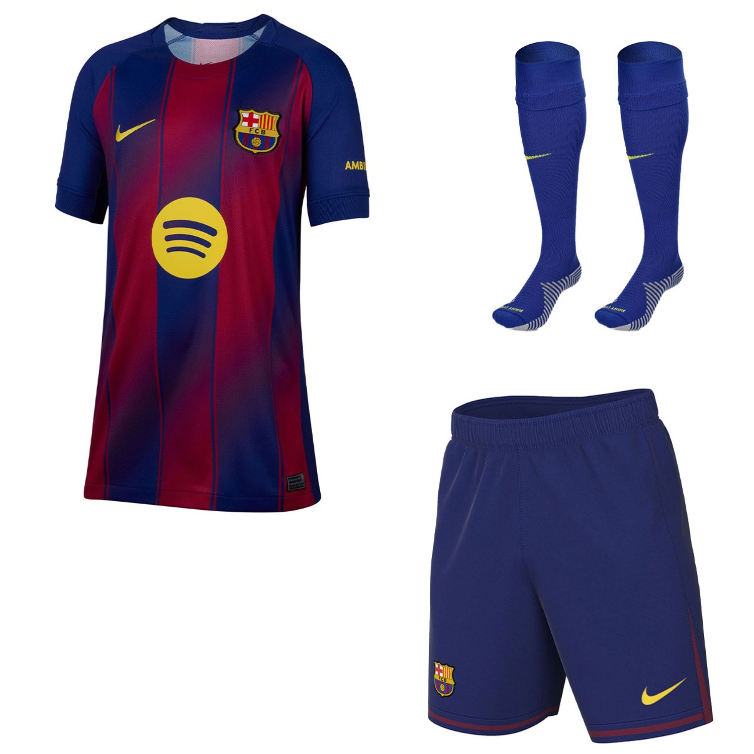 Nike FC Barcelona Home Kit Kids 2025/2026 - PassaSports.com