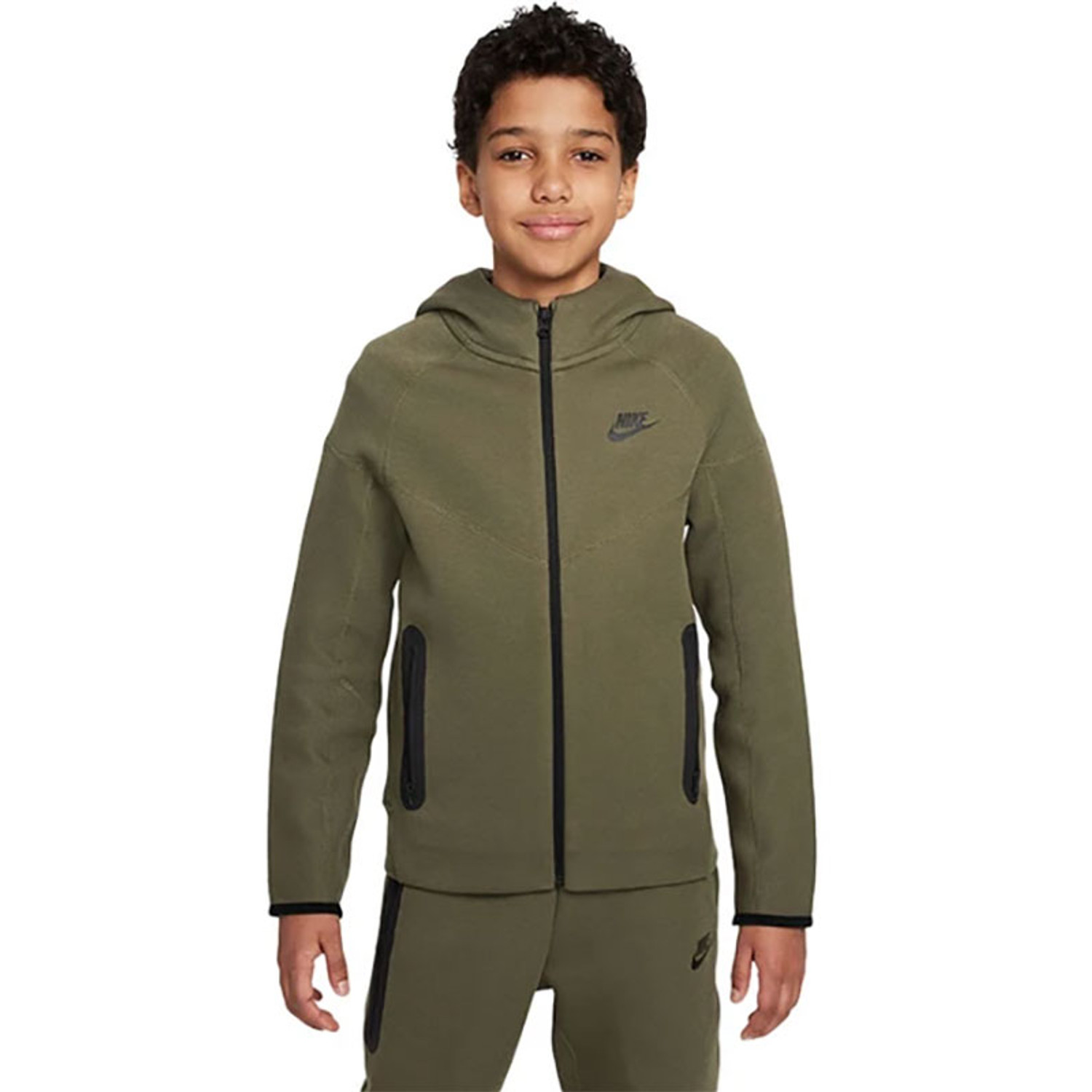 Nike tech fleece tracksuit green outlet