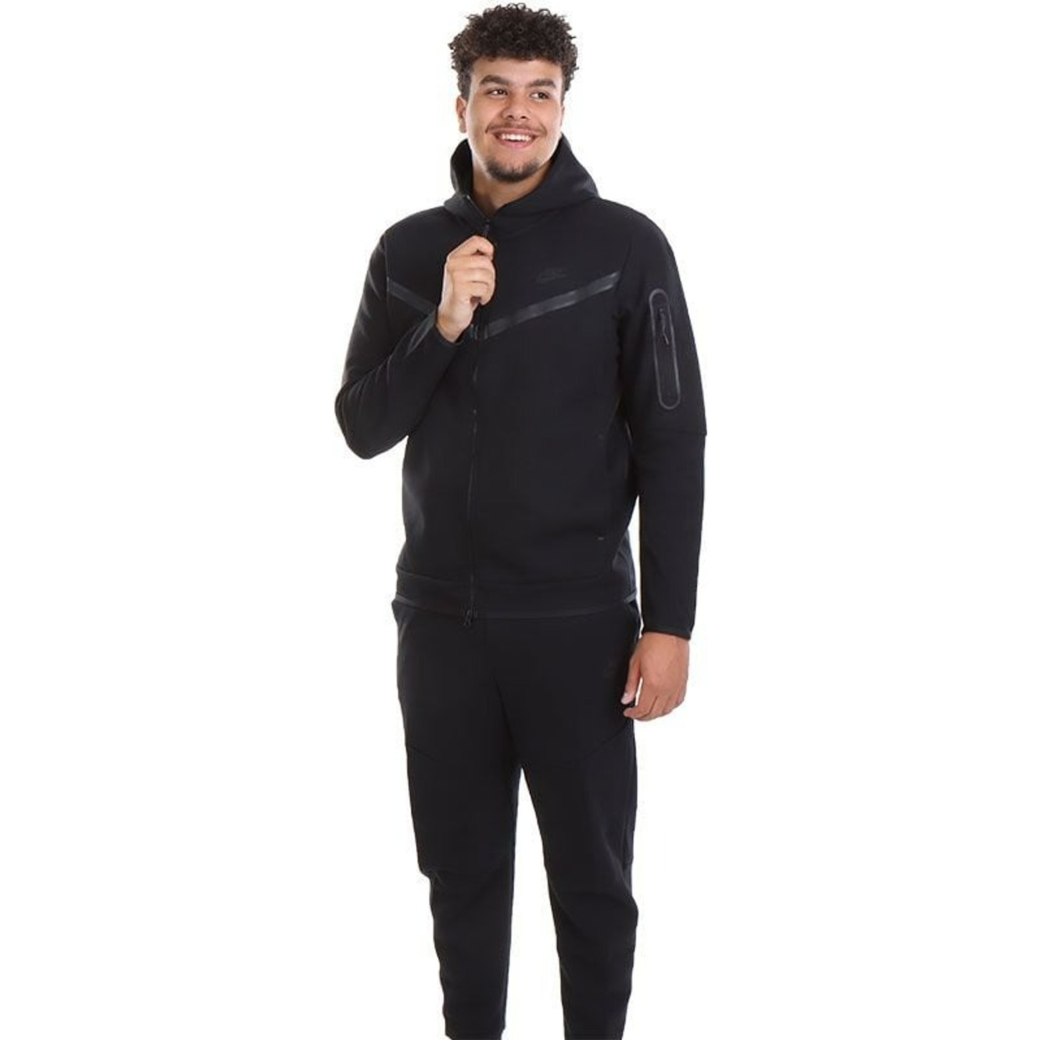 Nike tech trainingspak heren zwart new arrivals