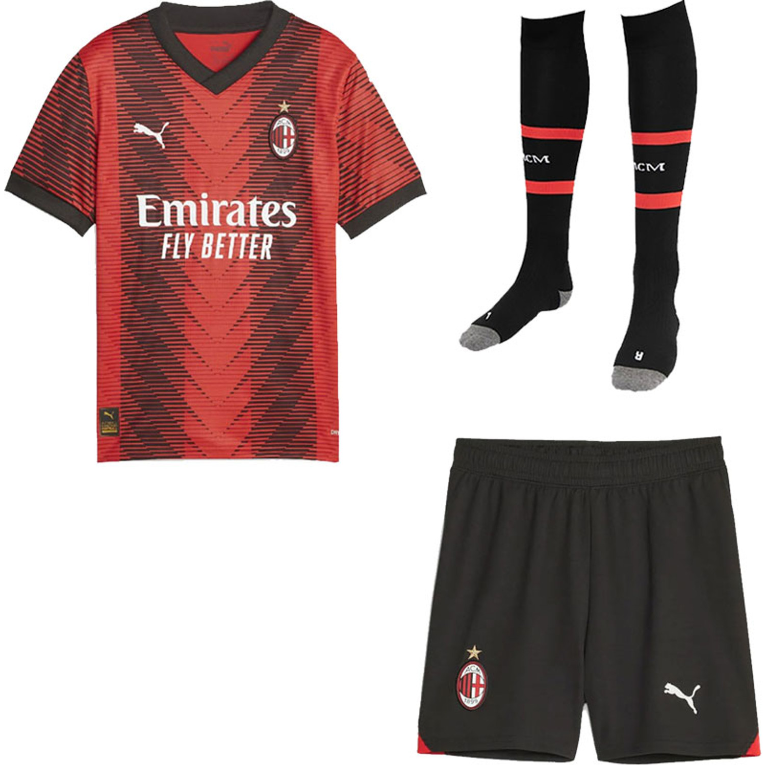 Puma AC Milan Thuis Shirt Kids 2025/2026 | Bij