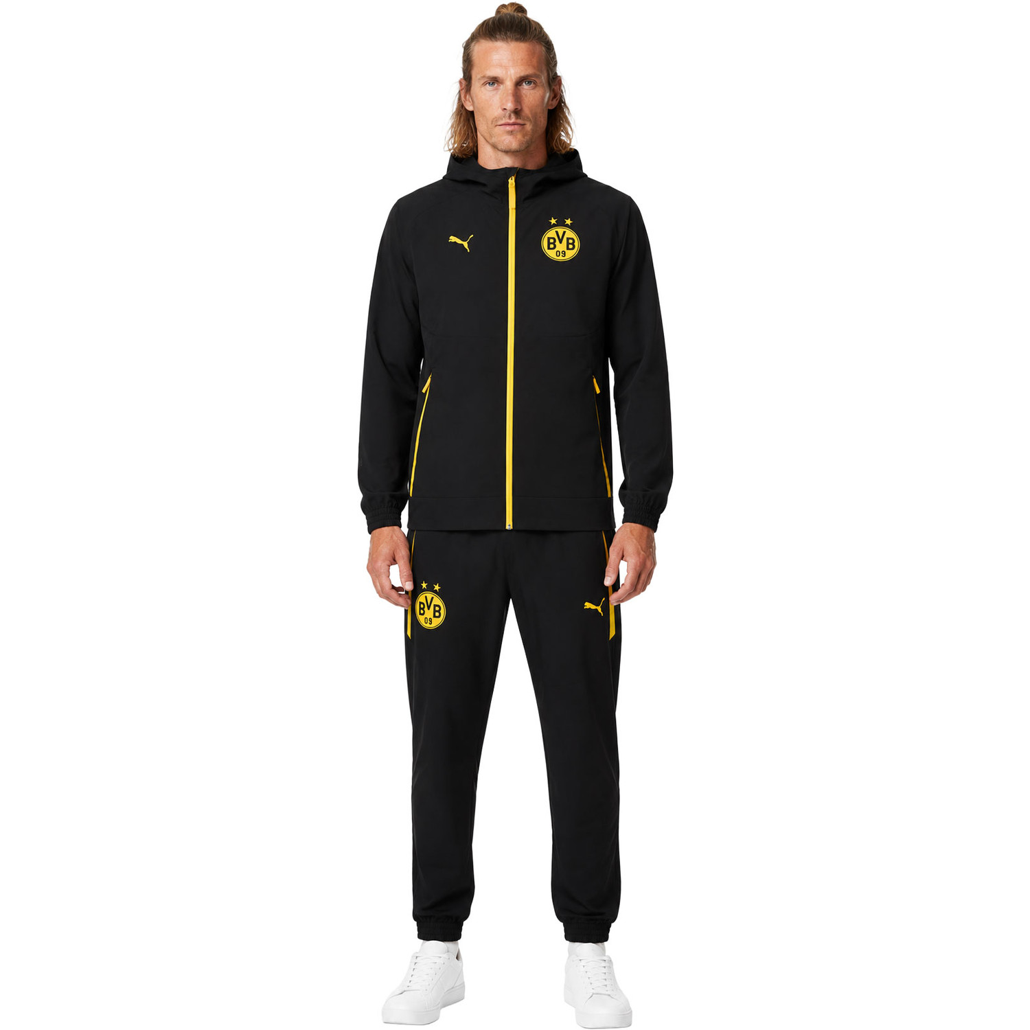 PUMA Borussia Dortmund トレーニングウェア Puma Borussia Dortmund Tech Woven Training Suit 2026/2027