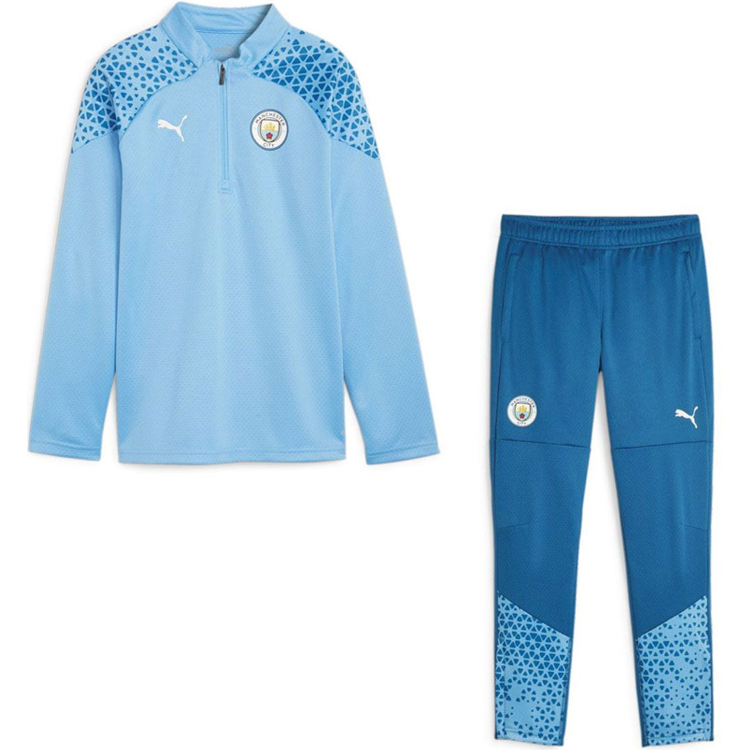 Puma trainingspak blauw deals