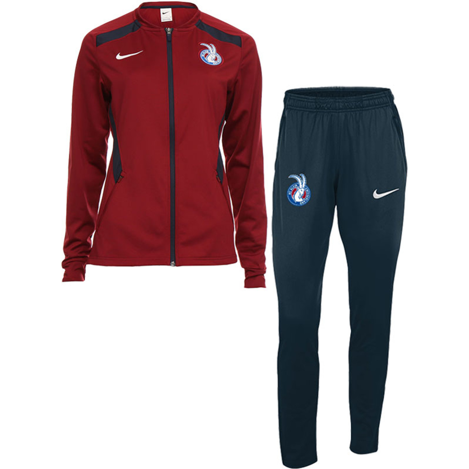 Nike trainingspak dames rood online
