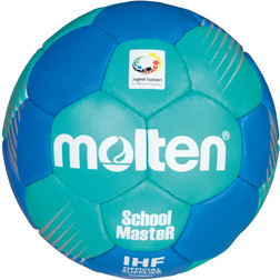 Molten Handball Trainingsball Synthetik Leder Ball Orange Hellblau 