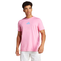 Adidas pink tennis shirt hotsell