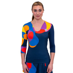 Tennisshirt lange mouw dames sale