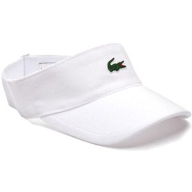 Lacoste Logo Visor Wit