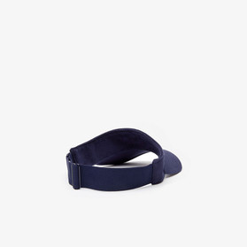 Lacoste Logo Visor Donkerblauw